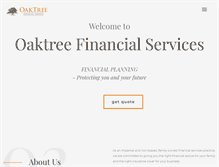 Tablet Screenshot of oaktreefinancial.ie